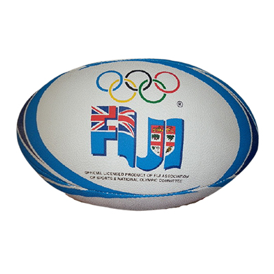 Fiji Flag Rugby Ball Size 5 - JR White