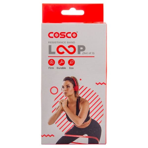 Cosco Resistance Band Loop set of 3 JR White