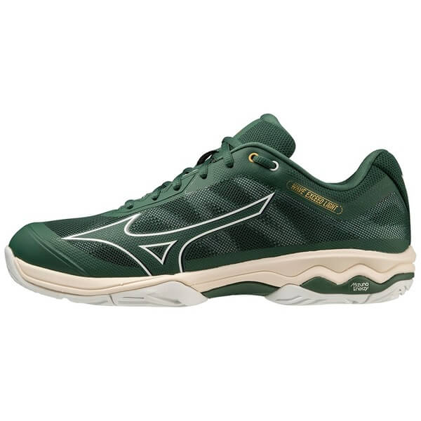 Mizuno Wave Exceed Light AC Tennis Shoe Green - JR White